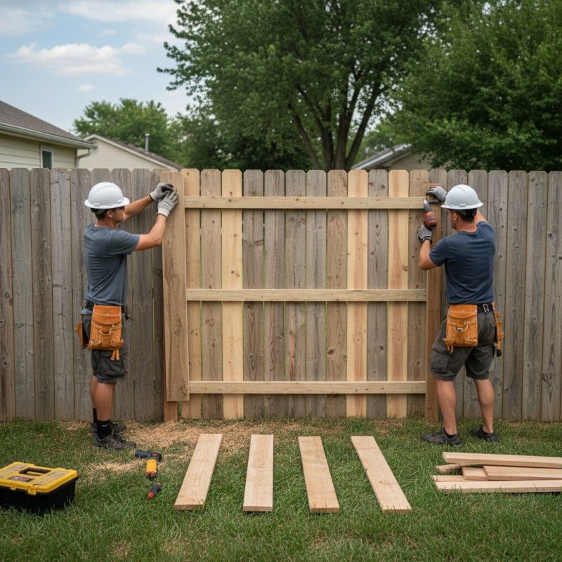 Local Fence Repair Service pros at work