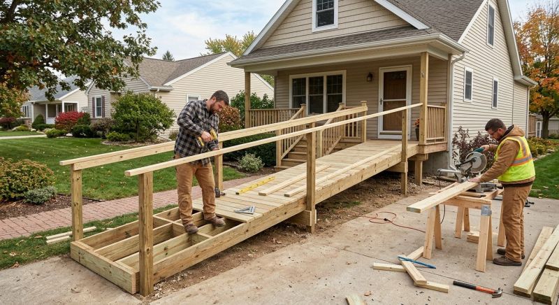 Accessible Ramp Installation in Wilmington, NC