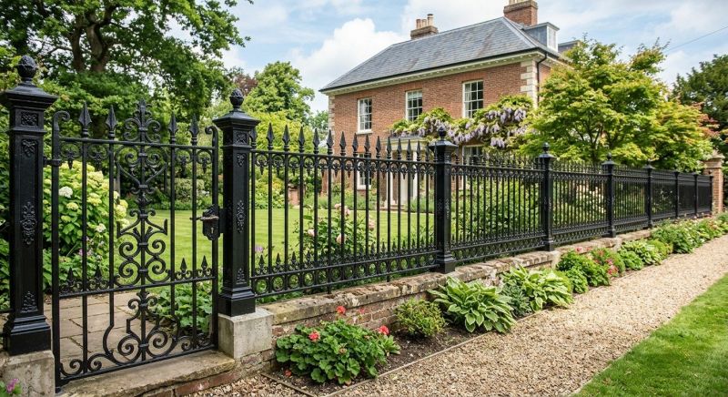 Custom Iron Fence Installation in Alpharetta, GA