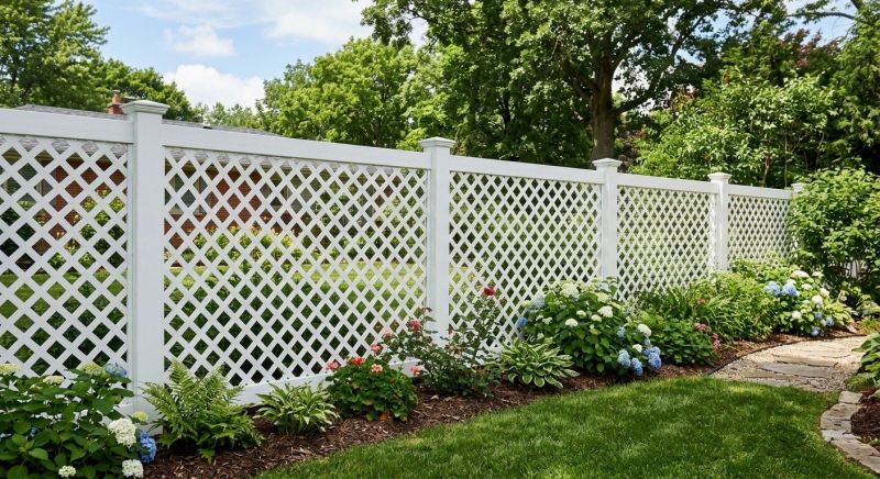 Pvc Lattice Fence Installation in Kansas City, MO