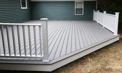 Redwood Deck Installation in Boston, MA