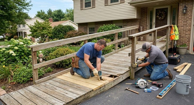 Wood Ramp Construction in Kansas City, KS